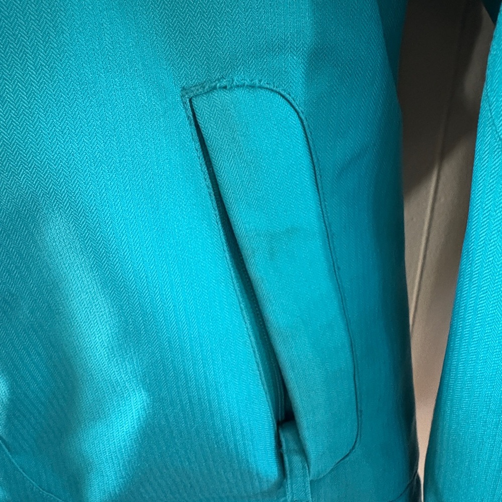 Teal Zip-Up Jacket - Picture 7 of 7